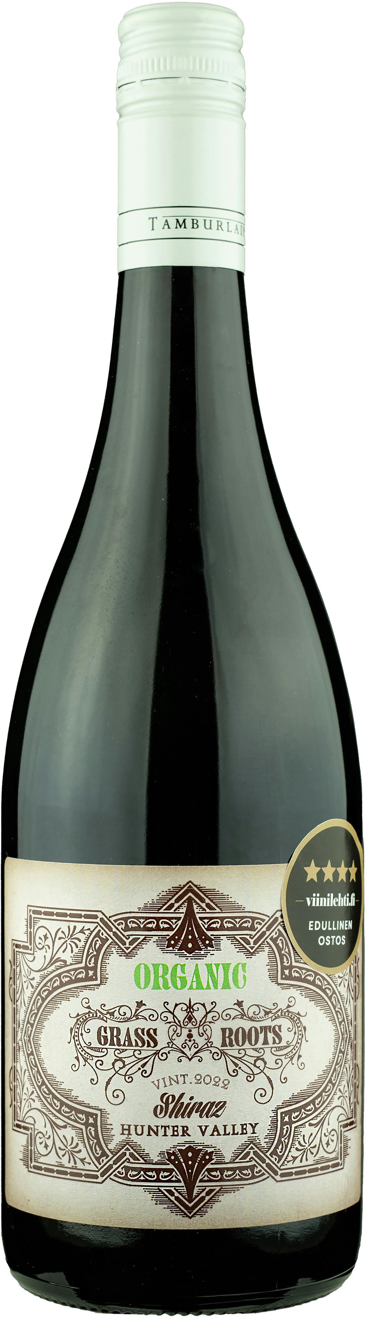 Grass Roots Organic Hunter Valley Shiraz 2022