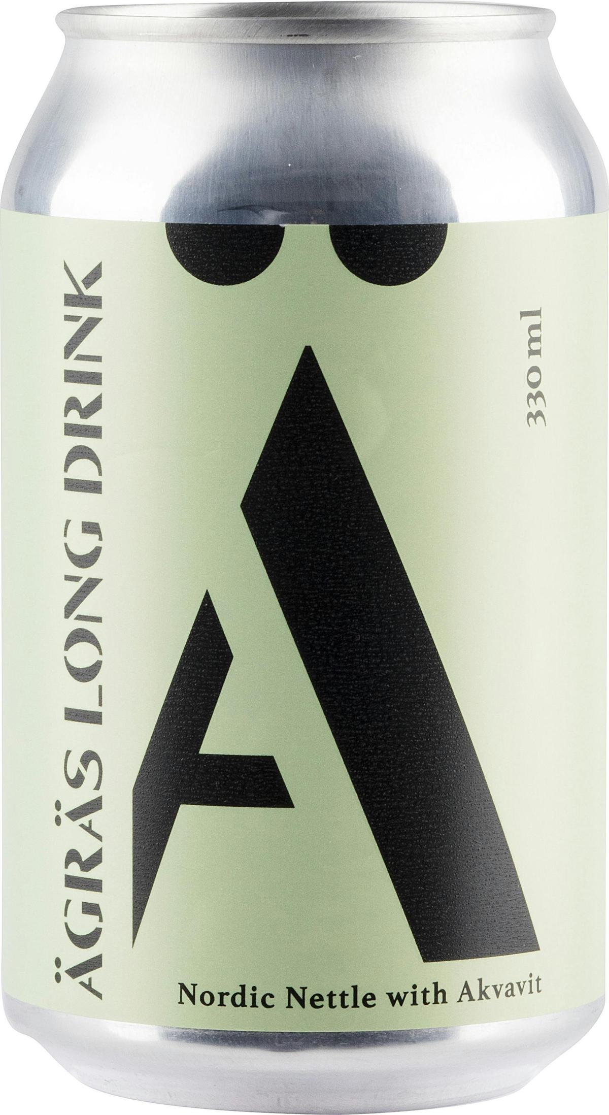 Ägräs Long Drink Nordic Nettle with Akvavit tölkki