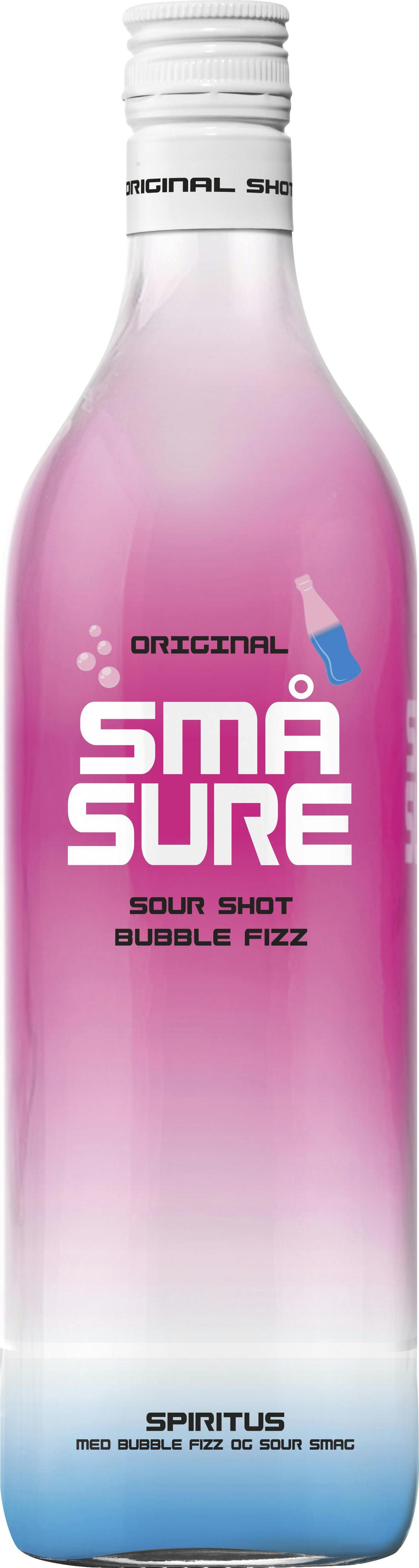 Små Sure Bubble Fizz muovipullo